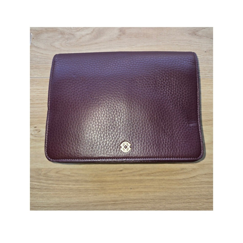 NWOT Dagne Dover Women Crossbody Bag Oxblood Leather Andra Organize quiet luxury